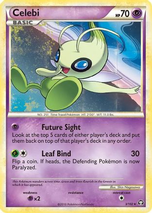 Celebi (Non-Holo Movie Exclusive) 003/102 Triumphant - Promo