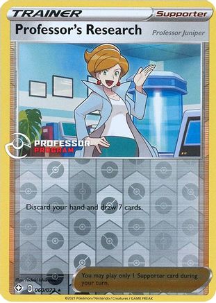 Professor's Research (2021) 060/072 - Reverse Holofoil Professor Program Promos - Promo