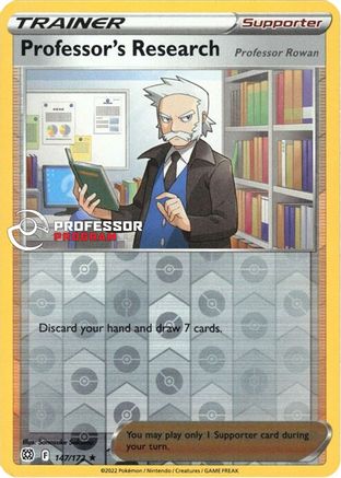 Professor's Research (2021) 147/172 - Reverse Holofoil Professor Program Promos - Promo