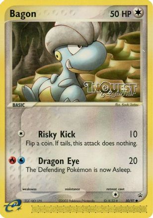 Bagon (InQuest Gamer) 050/97 Nintendo Promos - Promo