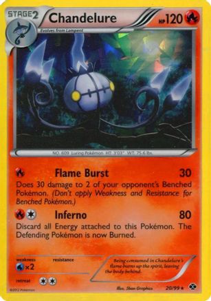 Chandelure (Cracked Ice Holo) 020/99 - Holofoil Blister Exclusives - Promo