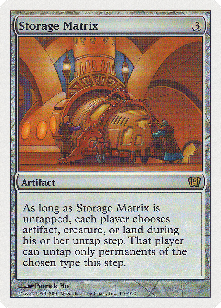 Storage Matrix (9ED-310) - 9th Edition