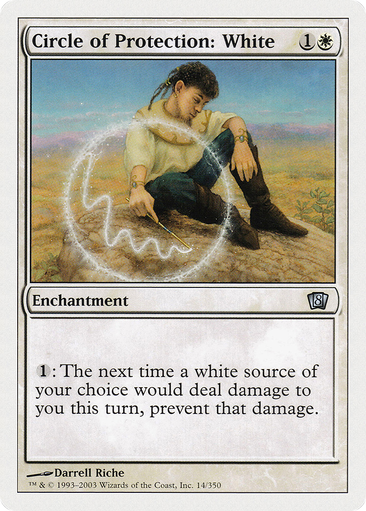 Circle of Protection: White (8ED-14★) - 8th Edition