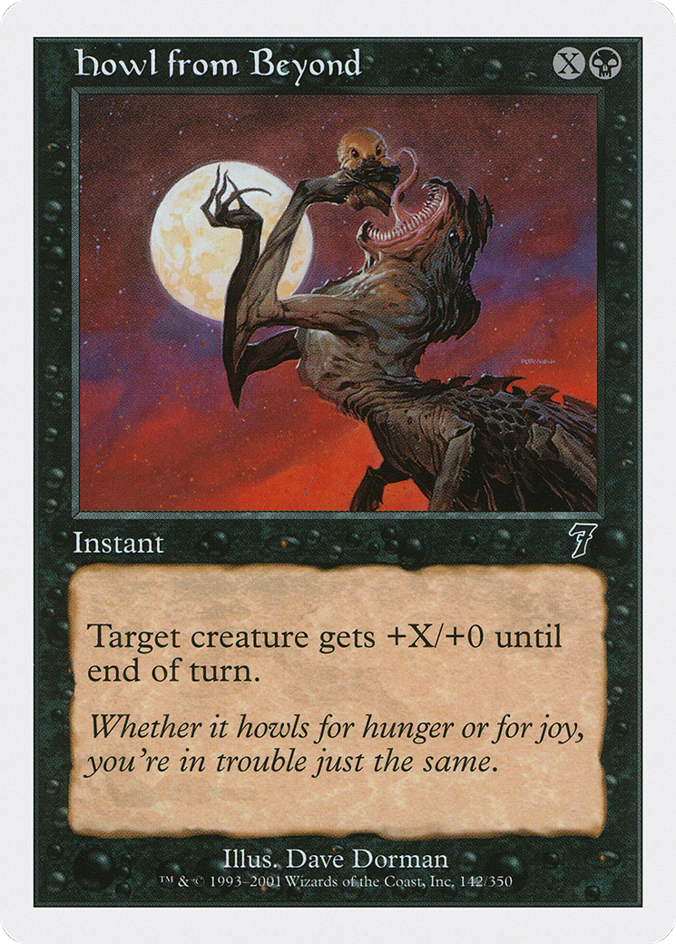 Howl from Beyond (7ED-142★) - 7th Edition