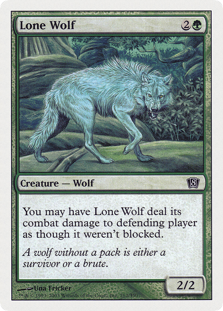 Lone Wolf (8ED-262★) - 8th Edition