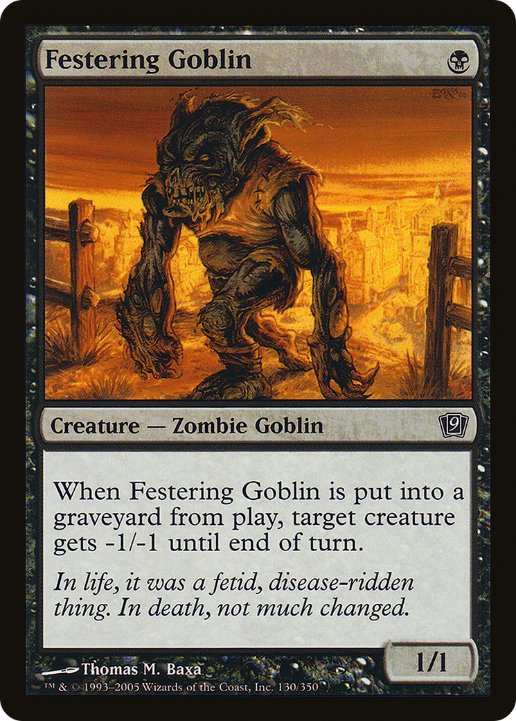 Festering Goblin (9ED-130★) - 9th Edition