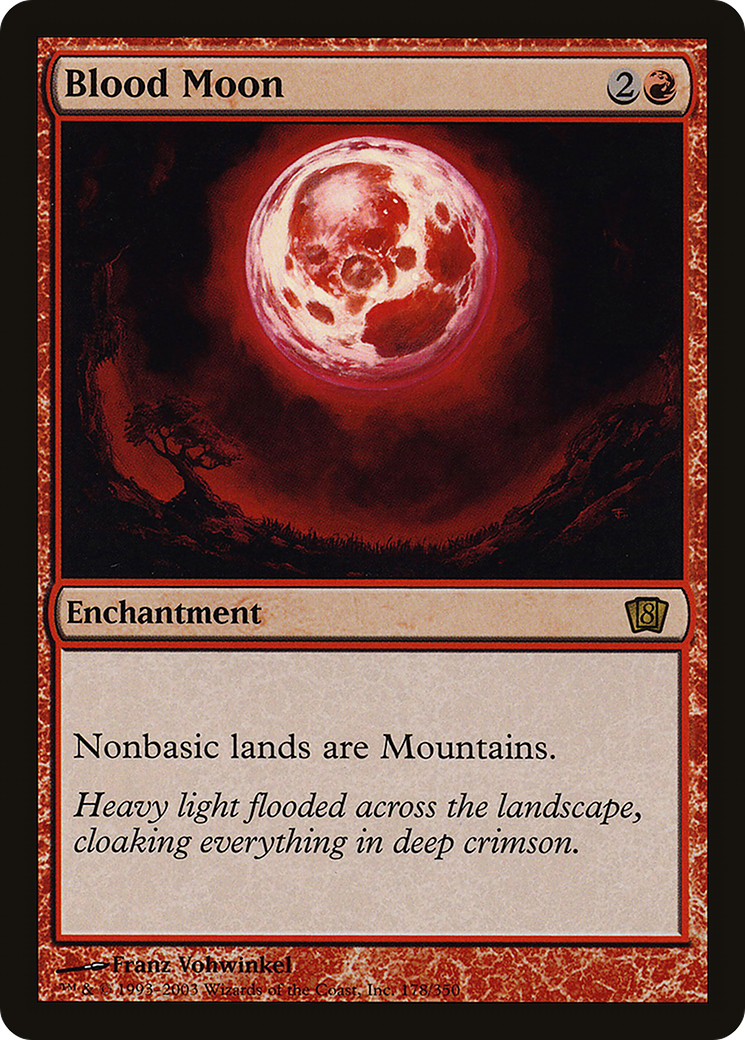 Blood Moon (8ED-178) - 8th Edition Foil