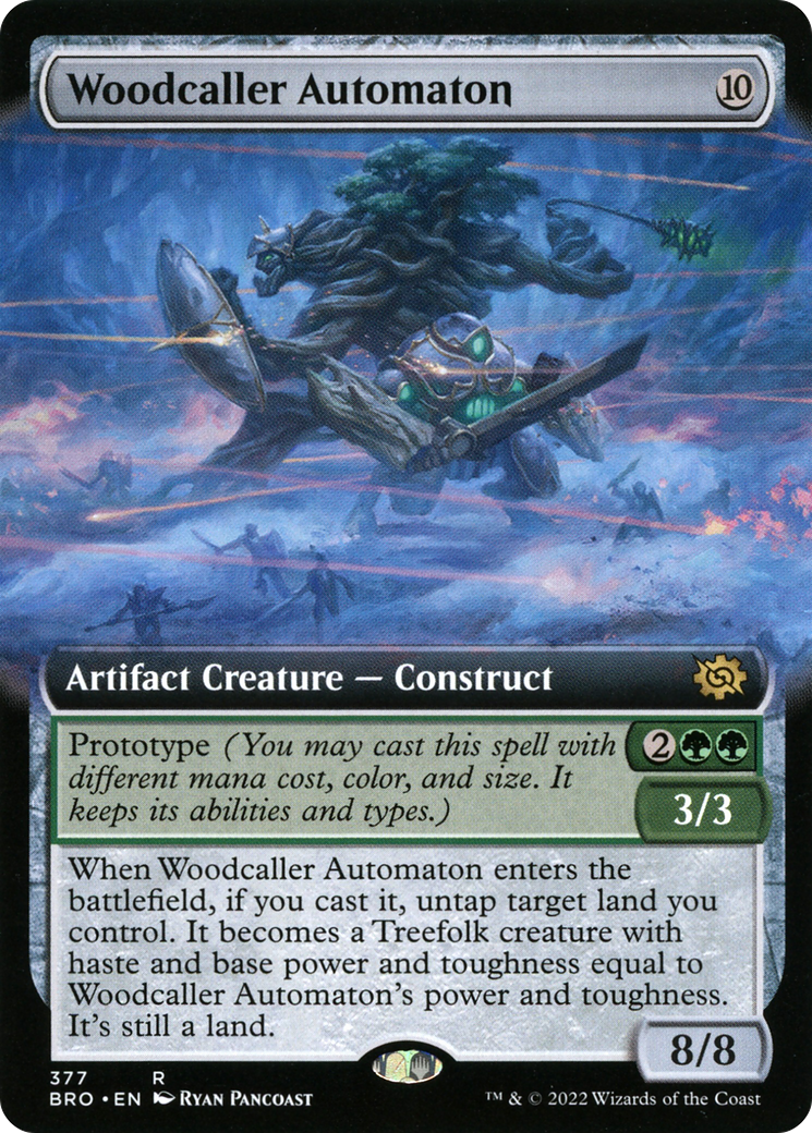 Woodcaller Automaton (Extended Art) (BRO-377) - The Brothers' War: (Extended Art)