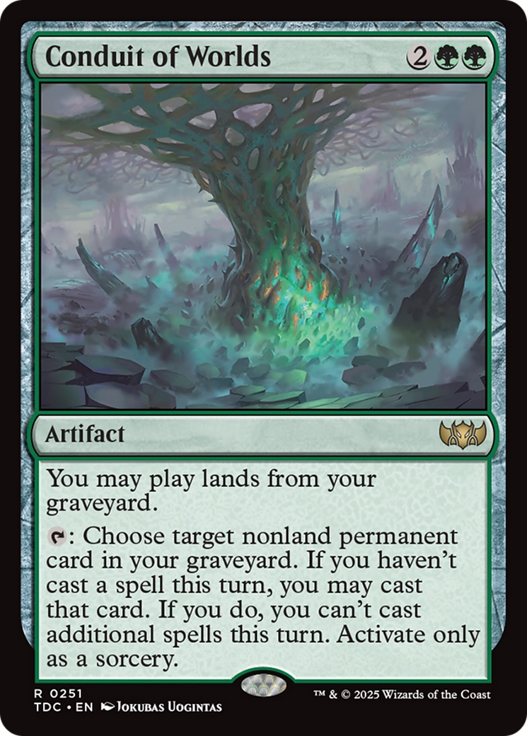 Conduit of Worlds (TDC-251) - Commander: Tarkir: Dragonstorm