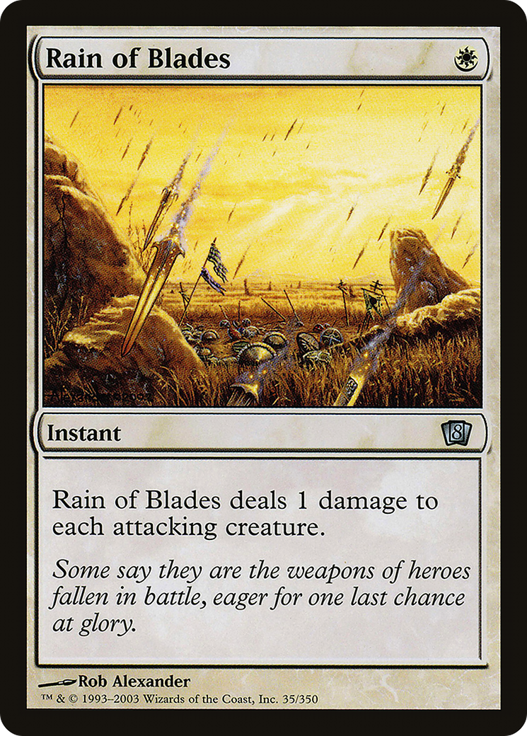 Rain of Blades (8ED-35★) - 8th Edition