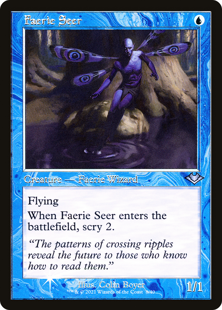 Faerie Seer (Retro Frame) (MH1-008) - Modern Horizons 1 Timeshifts Foil