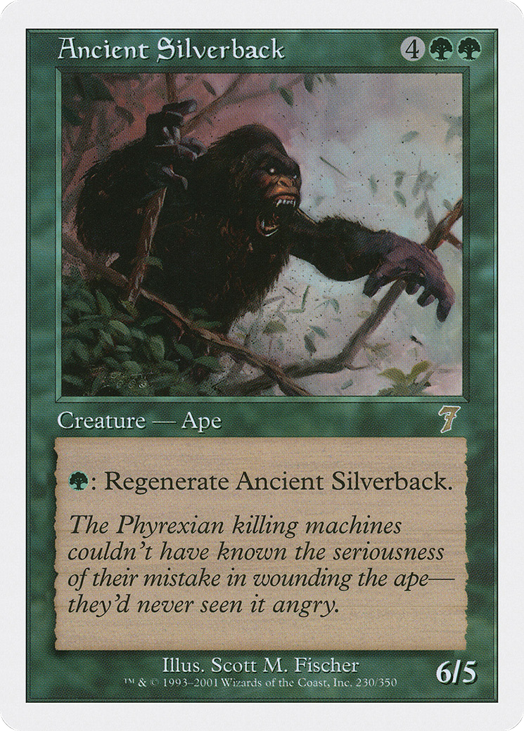 Ancient Silverback (7ED-230★) - 7th Edition Foil
