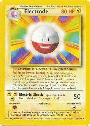 Electrode 021/102 Base Set - Rare