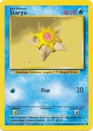 Staryu 065/102 Base Set - Common