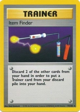 Item Finder 074/102 Base Set - Rare