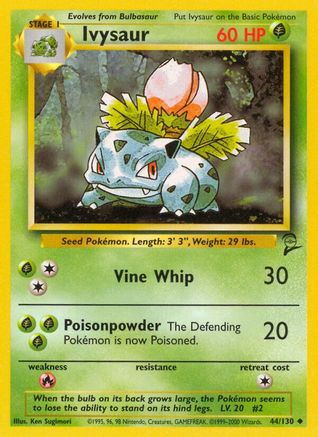 Ivysaur 044/130 Base Set 2 - Uncommon