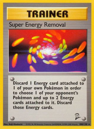 Super Energy Removal 108/130 Base Set 2 - Rare