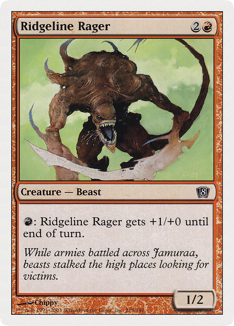 Ridgeline Rager (8ED-215★) - 8th Edition