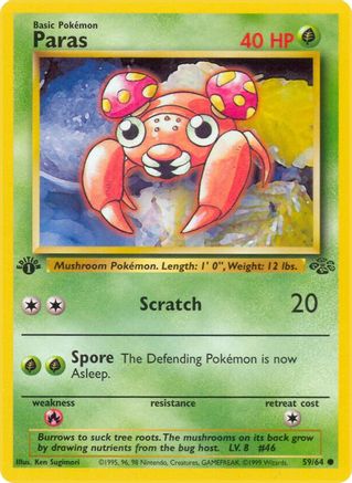 Paras 059/64 - 1st Edition Jungle - Common