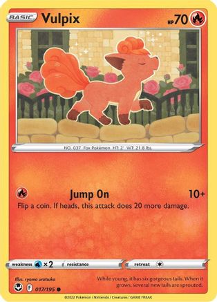 Vulpix 017/195 SWSH12 Silver Tempest - Common