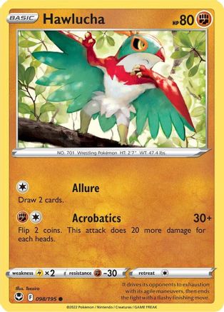 Hawlucha 098/195 SWSH12 Silver Tempest - Common