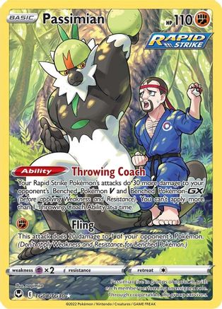 Passimian TG08/TG30 - Holofoil SWSH12 Silver Tempest Trainer Gallery - Ultra Rare