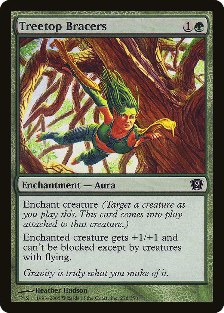 Treetop Bracers (9ED-276★) - 9th Edition