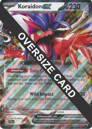 Koraidon ex 125 - Holofoil Jumbo Cards - Ultra Rare