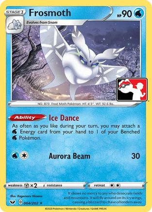 Frosmoth 064 Prize Pack Series Cards - Rare