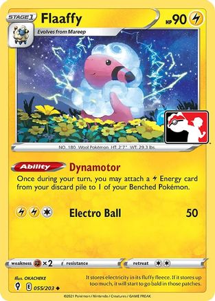Flaaffy 055/203 - Holofoil Prize Pack Series Cards - Uncommon
