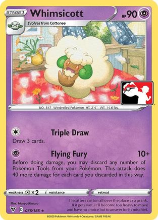 Whimsicott 076 Prize Pack Series Cards - Rare
