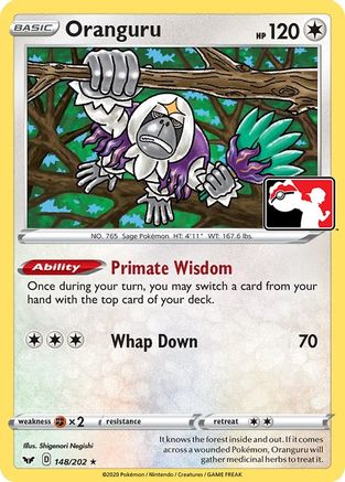 Oranguru 148 Prize Pack Series Cards - Rare