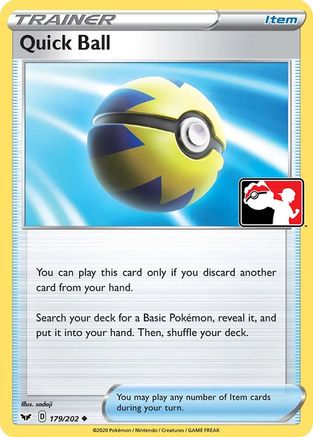 Quick Ball 179/202 Prize Pack Series Cards - Uncommon