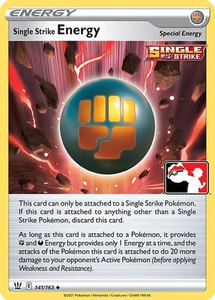 Single Strike Energy 141 - Holofoil Prize Pack Series Cards - Uncommon
