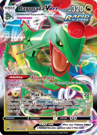 Rayquaza VMAX (101) (101) 101/159 - Holofoil Crown Zenith - Ultra Rare