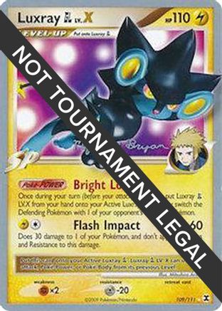 Luxray GL LV.X - 2010 (Mychael Bryan) 109 World Championship Decks - Classic Collection