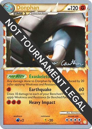 Donphan - 2011 (Ross Cawthon) 107 World Championship Decks - Ultra Rare
