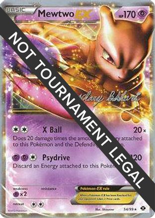 Mewtwo EX - 2012 (Zachary Bokhari) 054 World Championship Decks - Ultra Rare