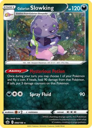 Galarian Slowking (Cosmos Holo) 098/198 - Holofoil Miscellaneous Cards & Products - Holo Rare