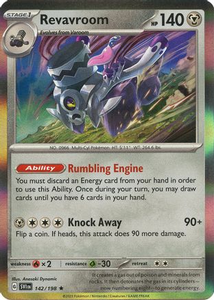 Revavroom 142/198 - Holofoil SV01 Scarlet & Violet Base Set - Rare