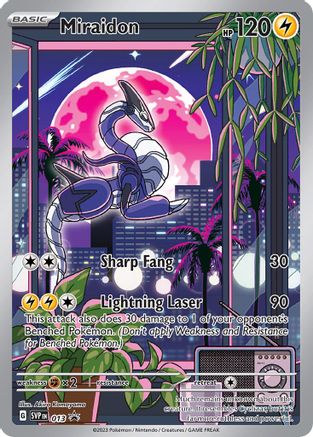Miraidon 013 - Holofoil SV Scarlet & Violet Promo Cards - Promo