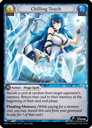 Chilling Touch (164) - Dawn of Ashes 1st Edition Foil