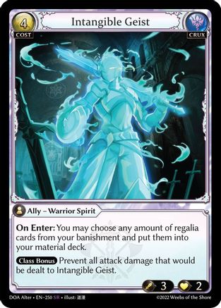 Intangible Geist (250) - Dawn of Ashes Alter Edition Foil