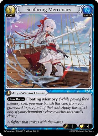 Seafaring Mercenary (187) - Dawn of Ashes Alter Edition