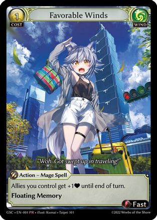 Favorable Winds (001) - Promotional Cards