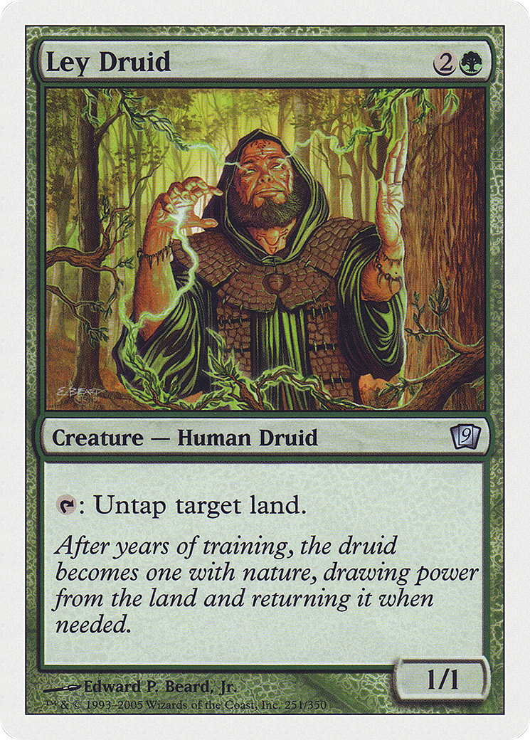 Ley Druid (9ED-251) - 9th Edition