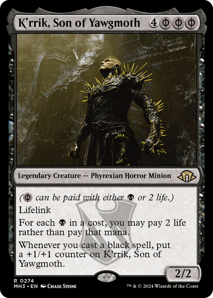 K'rrik, Son of Yawgmoth (MH3-274) - Modern Horizons 3 Foil