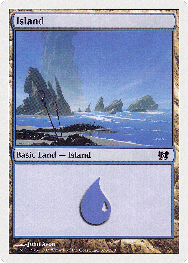 Island (8ED-336★) - 8th Edition