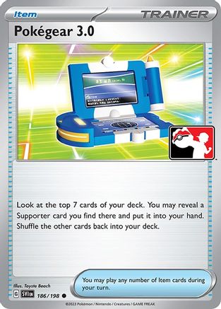 Pokegear 3.0 186/198 Prize Pack Series Cards - Common