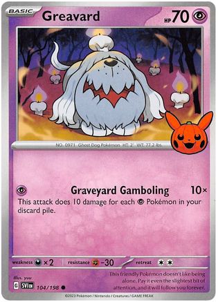 Greavard 104/198 Trick or Trade BOOster Bundle 2023 - Common